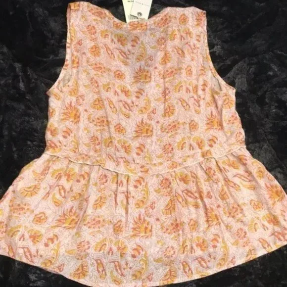 Lucky Brand Print Sleeveless Top. XS, M - Picture 7 of 14